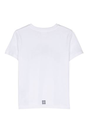 tshirt in cotone bianco GIVENCHY KIDS | H3033610P